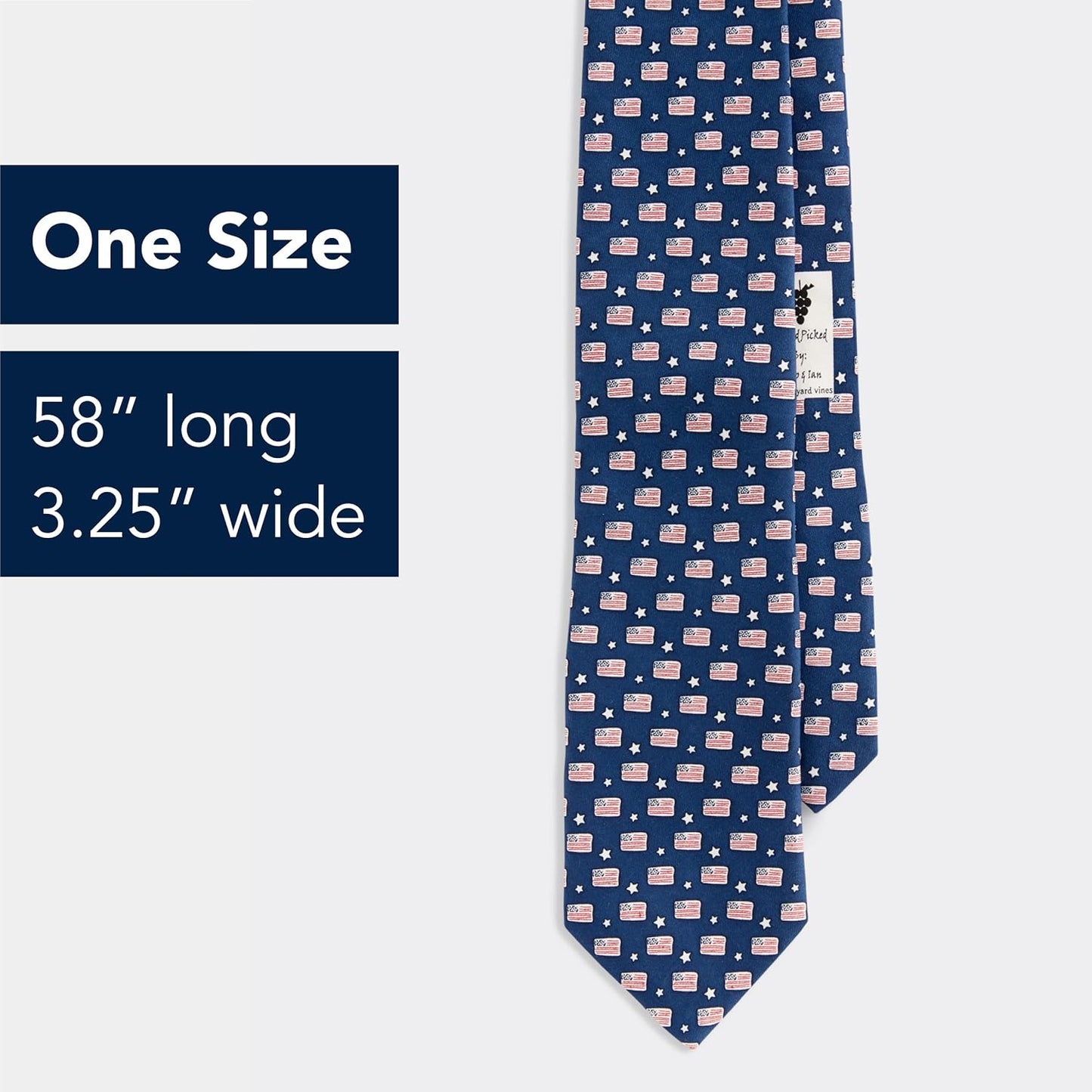 vineyard vines mens Men's Flags & Stars TieNecktie