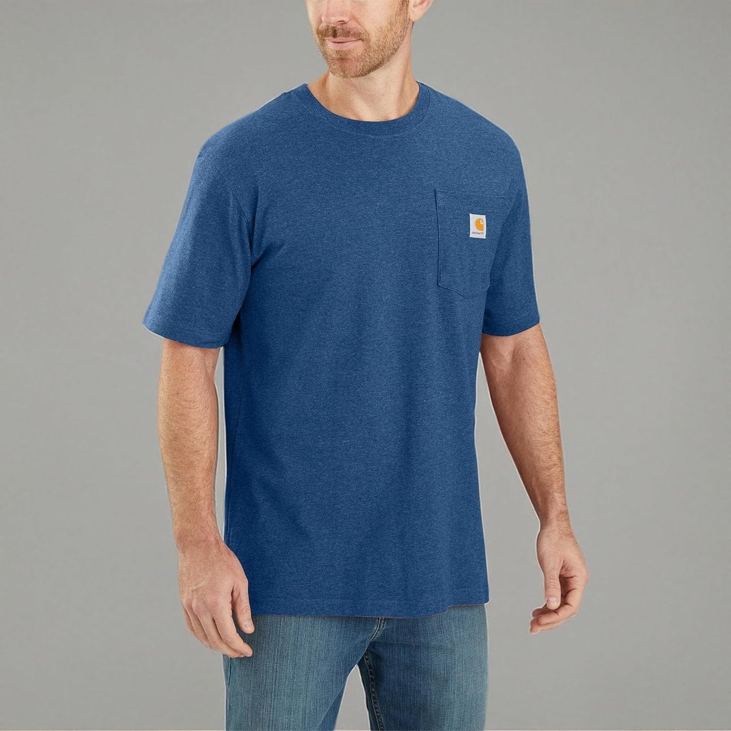 Carhartt Men's Loose Fit Heavyweight Short-Sleeve Pocket T-Shirt