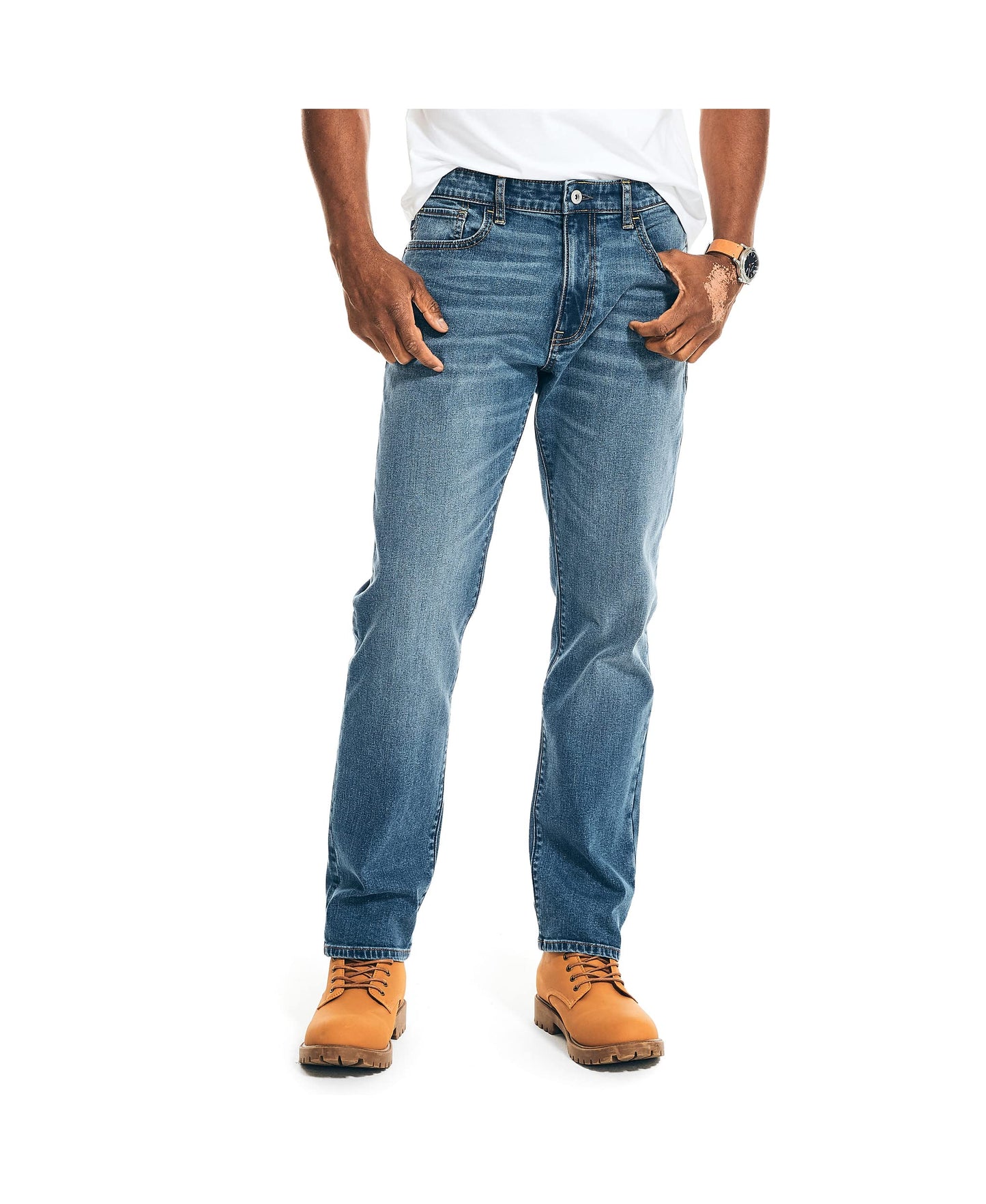 Nautica Men's Vintage Straight Stretch Denim