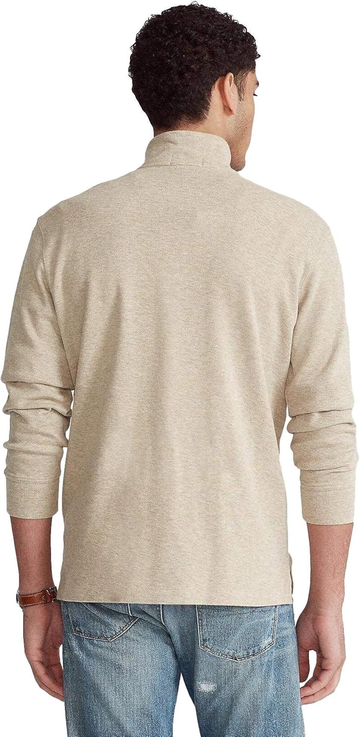 POLO RALPH LAUREN Men's Classic Estate-Rib Quarter-Zip Pullover Sweater