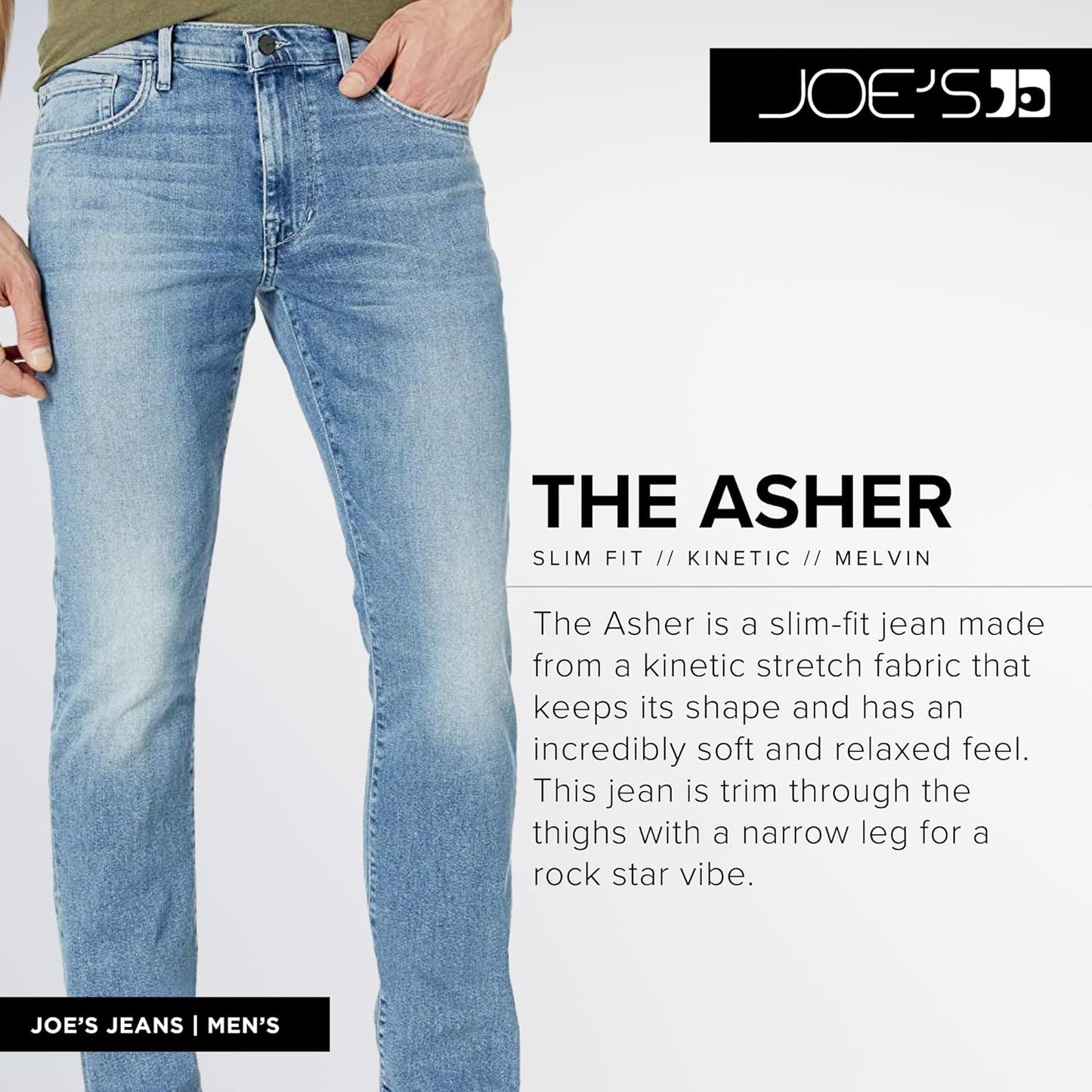 Joe's Jeans Men's Fashion Asher Slim Fit