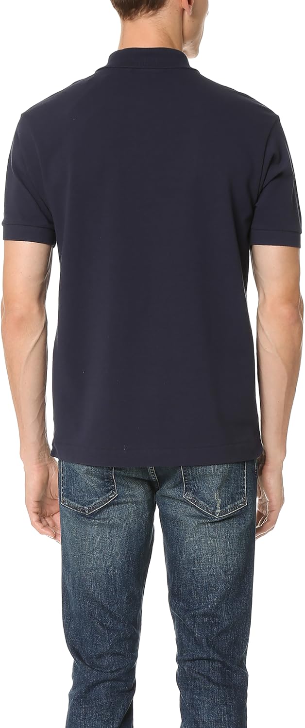 Lacoste Men's Short Sleeved Ribbed Collar Shirt