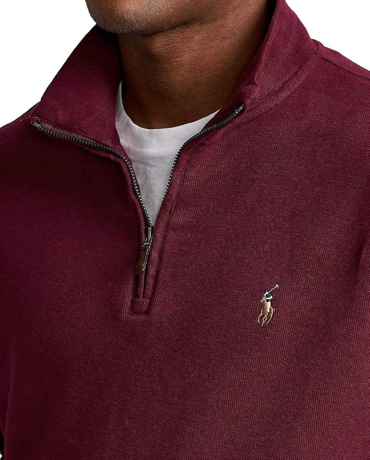 POLO RALPH LAUREN Men's Classic Estate-Rib Quarter-Zip Pullover Sweater