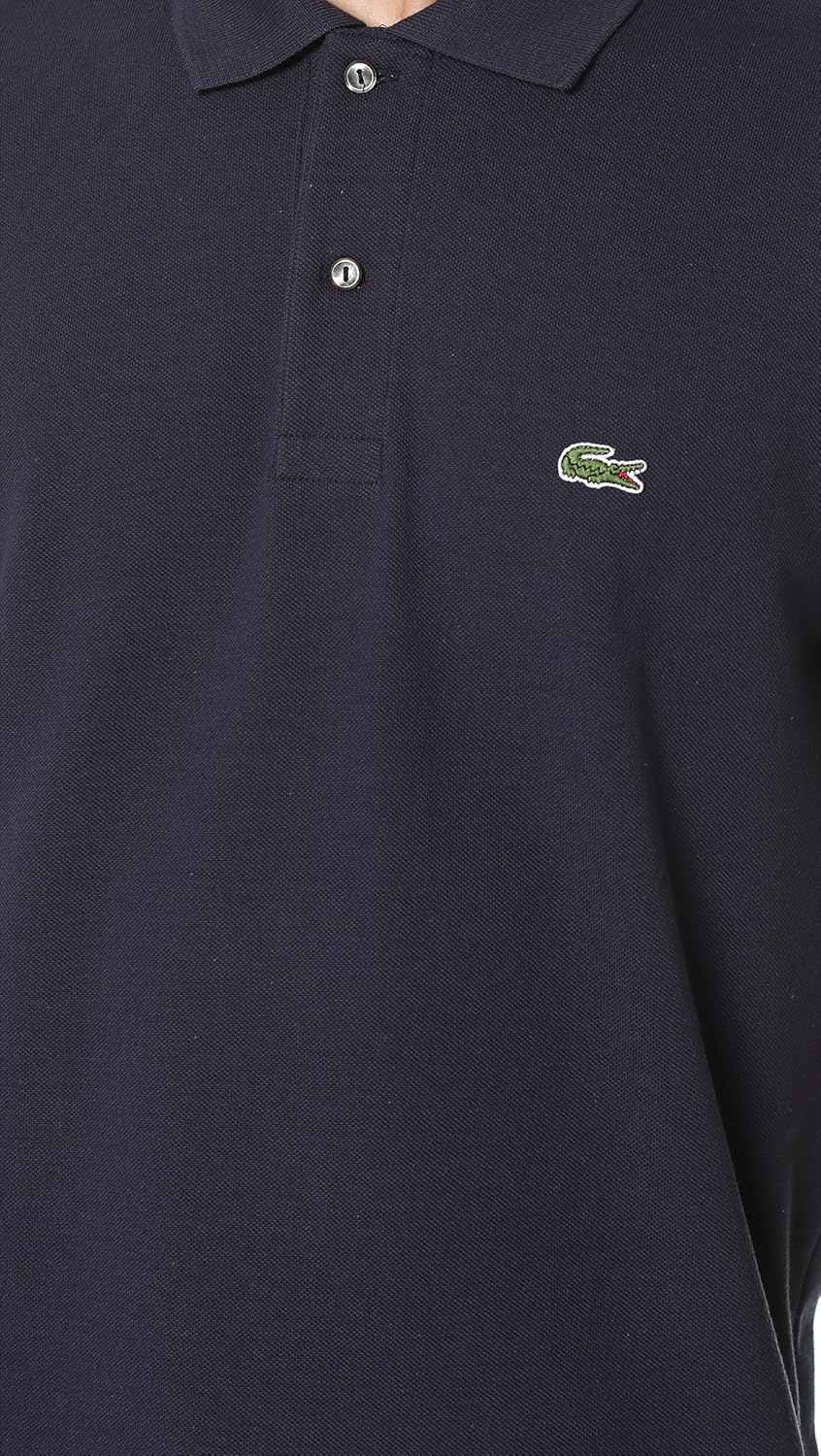 Lacoste Men's Short Sleeved Ribbed Collar Shirt