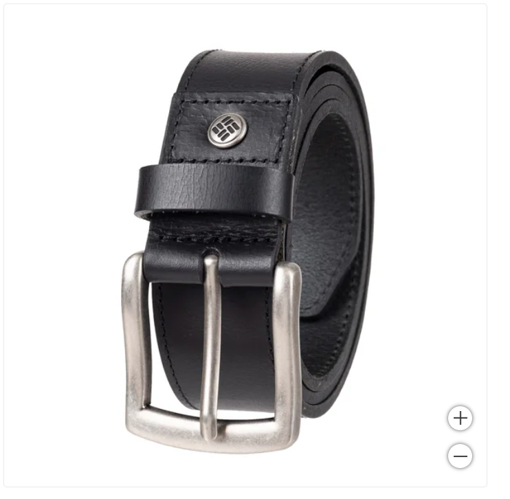 Columbia Men's Leather Belt