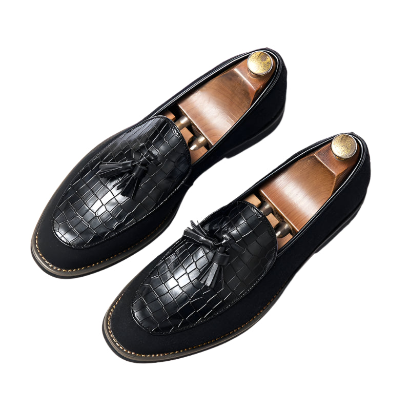 Southern Elegance Leather Loafers - All-Match Beanie Shoes for Me