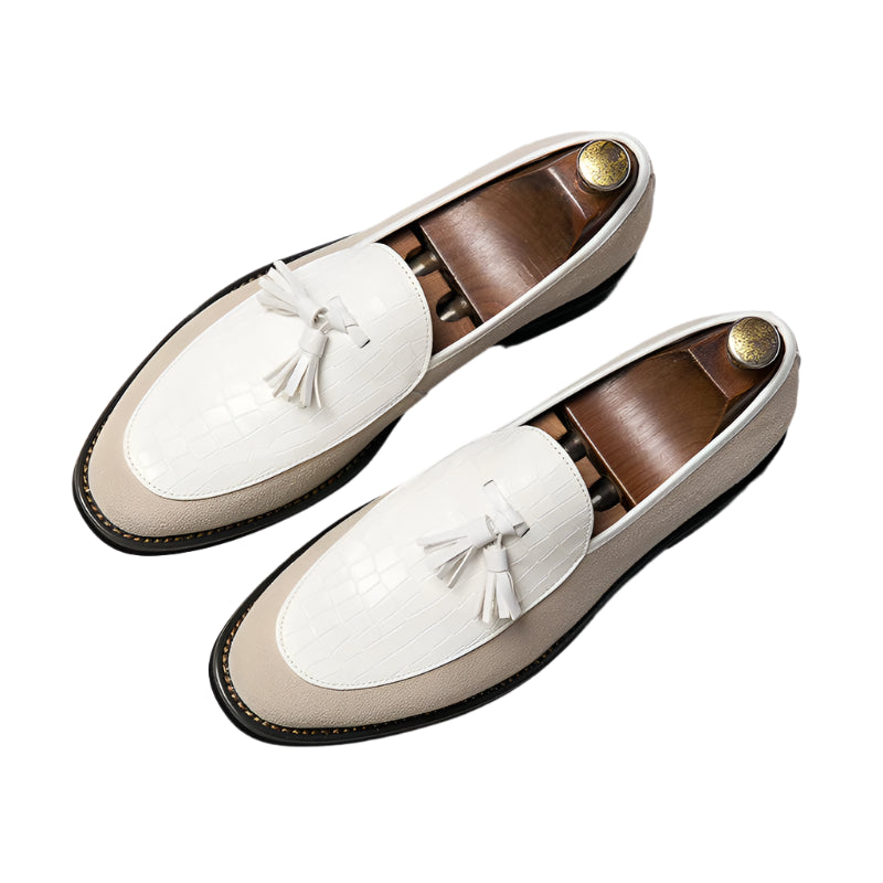 Southern Elegance Leather Loafers - All-Match Beanie Shoes for Me