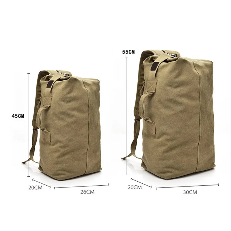 Southern Peak™ Waxed Canvas Tactical Backpack – Waterproof Large Capacity Travel Bag