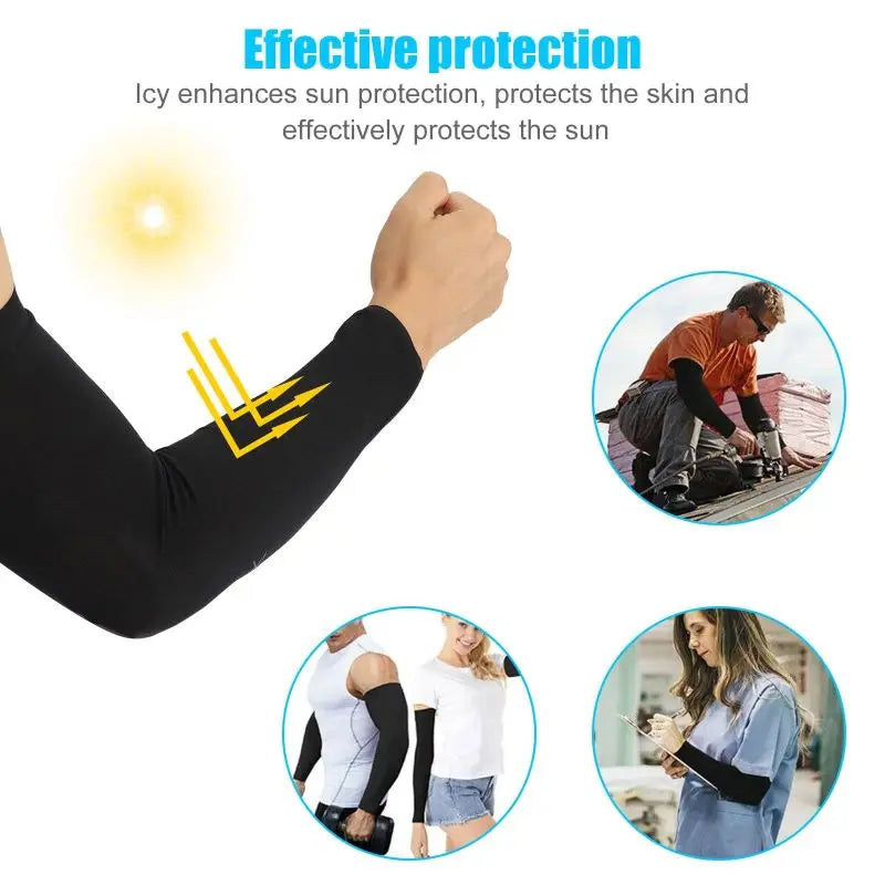 Southern Breeze™ Cooling Arm Covers – Sun Protection Ice Silk Sleeves for Men