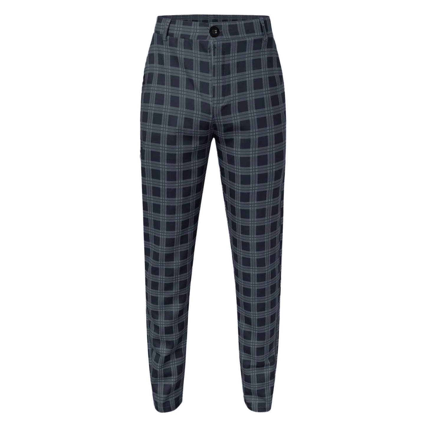 The Charleston Slim Fit Plaid Pants for Dapper Gentleman