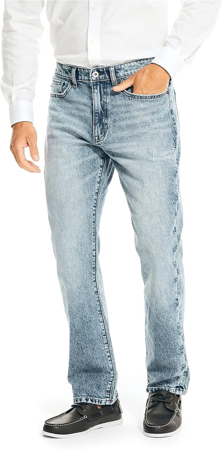 Nautica Men's Vintage Straight Stretch Denim