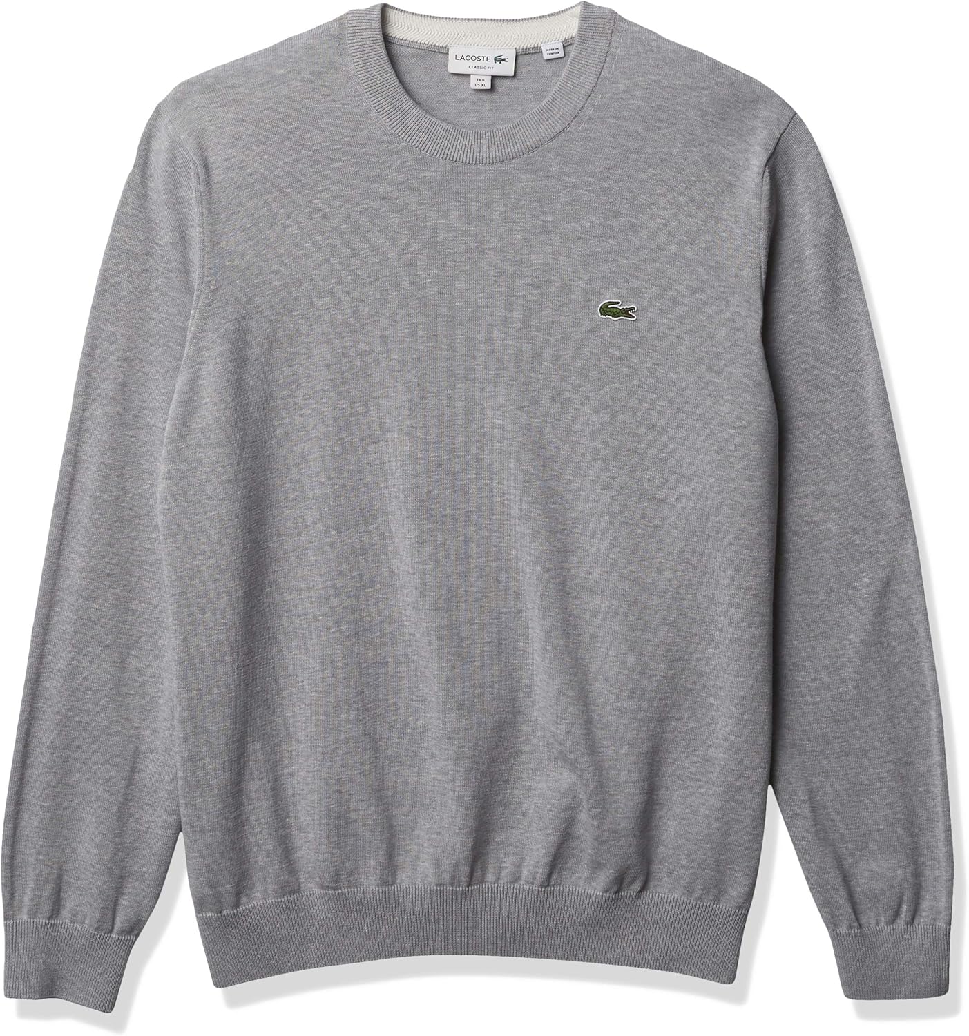 Lacoste Men's Long Sleeve Crew Neck Regular Fit Sweater