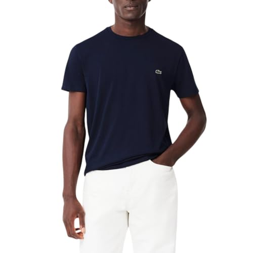 Lacoste Men's Short Sleeve Crew Neck Pima Cotton Jersey T-Shirt