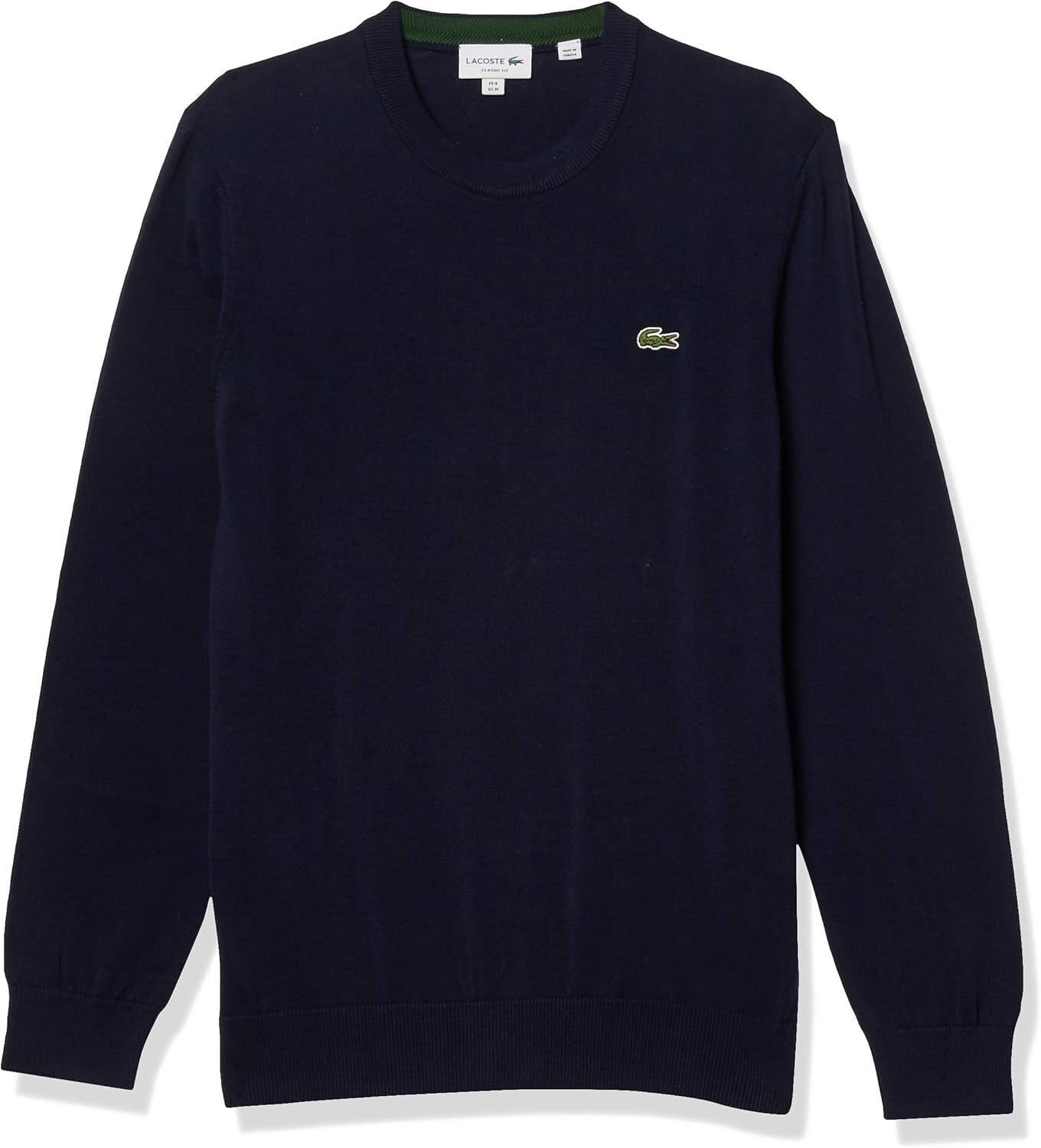 Lacoste Men's Long Sleeve Crew Neck Regular Fit Sweater