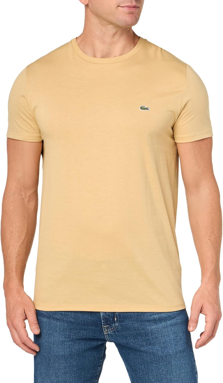 Lacoste Men's Short Sleeve Crew Neck Pima Cotton Jersey T-Shirt