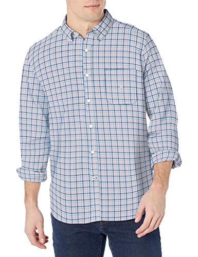 Nautica Men's Classic Fit Stretch Solid Long Sleeve Button Down Shirt