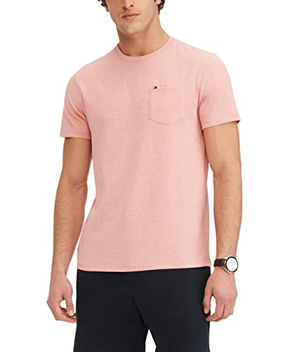 Tommy Hilfiger Men's Essential Short Sleeve Cotton Crewneck Pocket T-Shirt