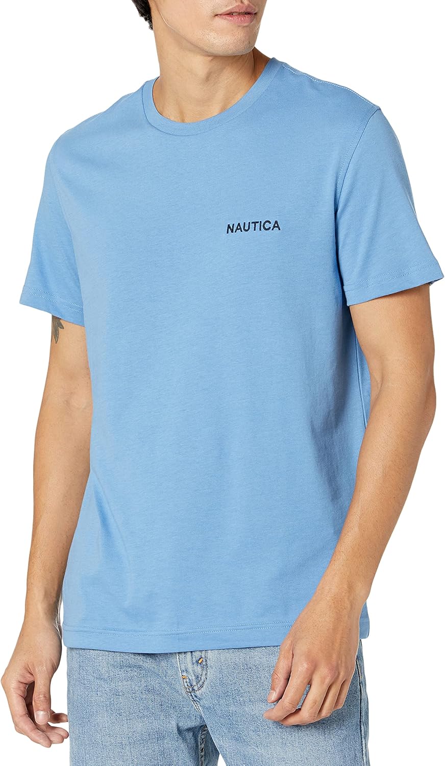 Nautica Men's Short Sleeve Solid Crew Neck T-Shirt