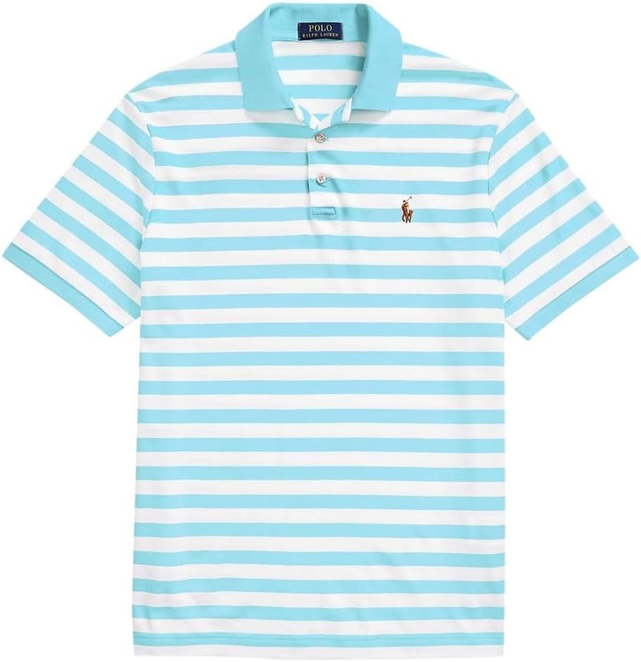 Polo Ralph Lauren Mens Custom Slim Fit Interlock Polo Shirt