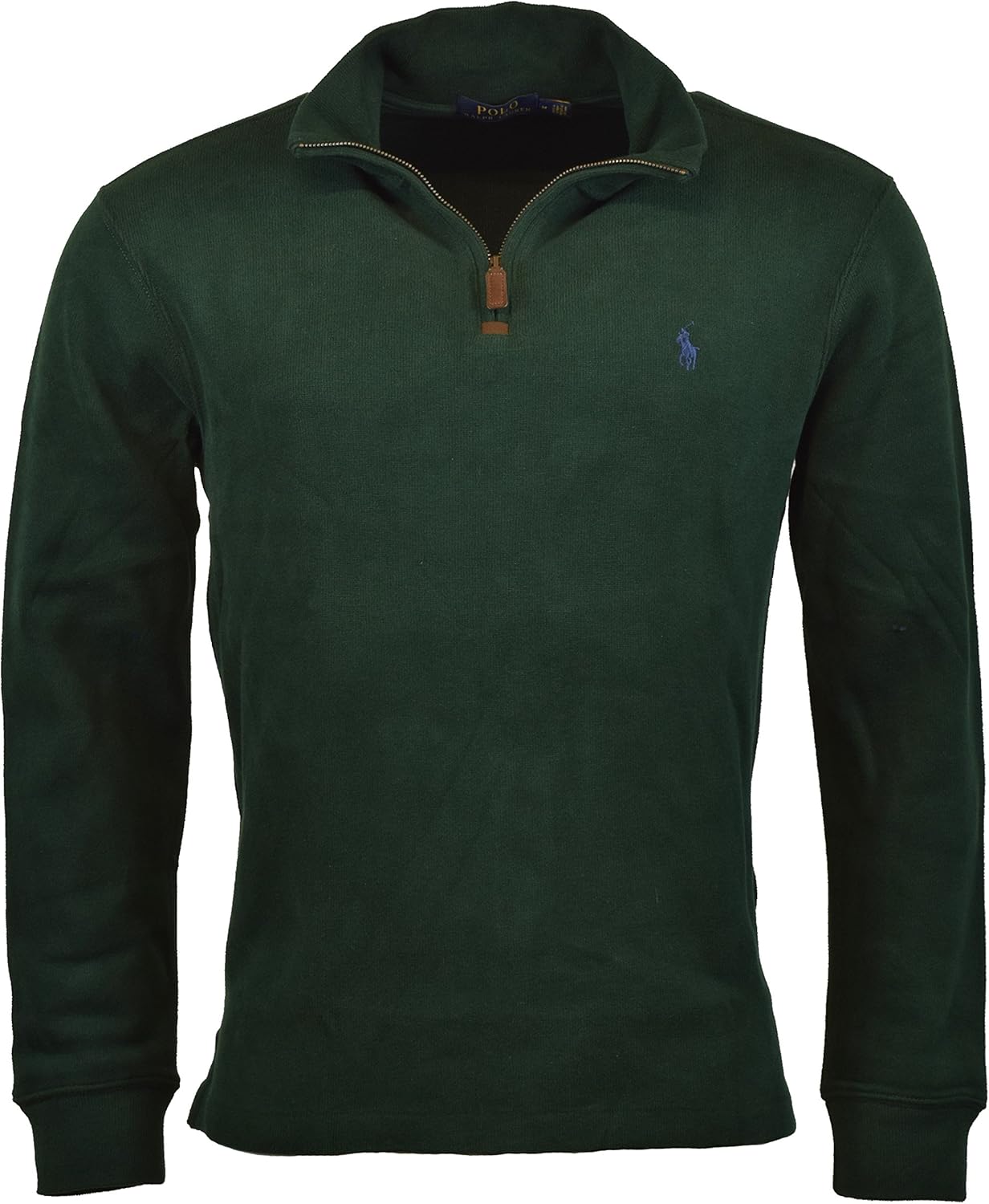 POLO RALPH LAUREN Men's Classic Estate-Rib Quarter-Zip Pullover Sweater