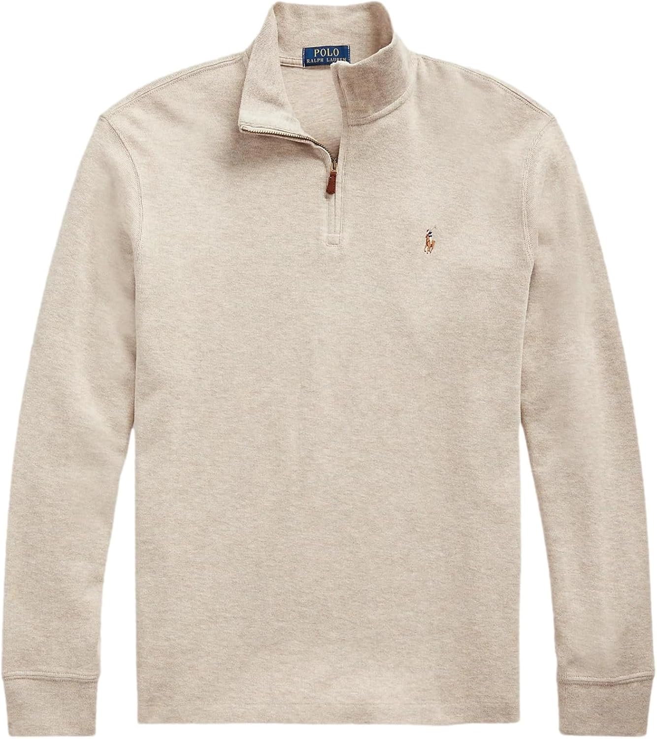 POLO RALPH LAUREN Men's Classic Estate-Rib Quarter-Zip Pullover Sweater