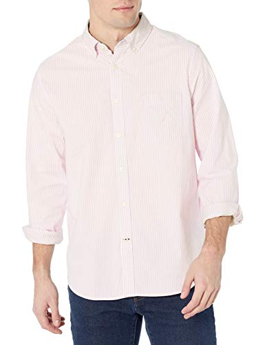 Nautica Men's Classic Fit Stretch Solid Long Sleeve Button Down Shirt