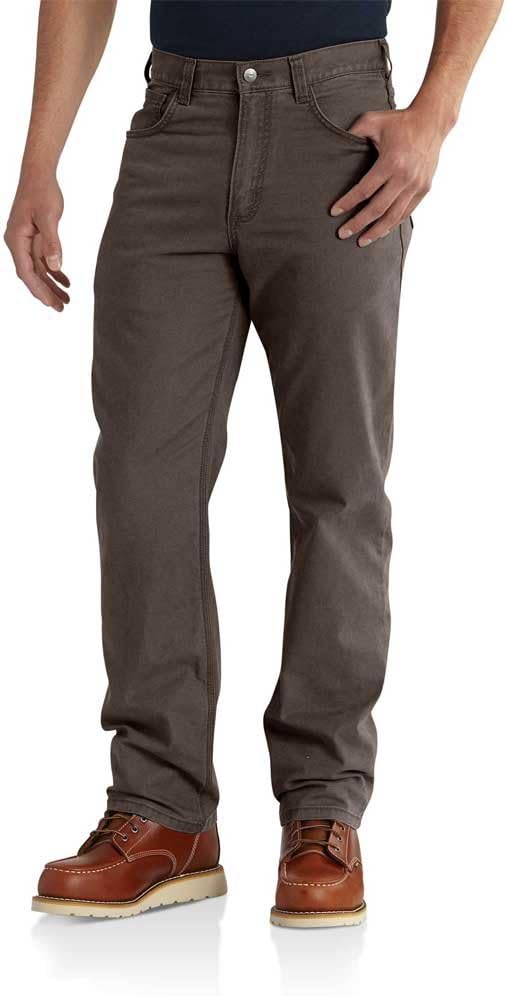 Carhartt Men's Rugged Flex Relaxed Fit Canvas 5Pocket Work Pant