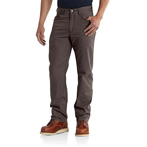 Carhartt Men's Rugged Flex Relaxed Fit Canvas 5Pocket Work Pant