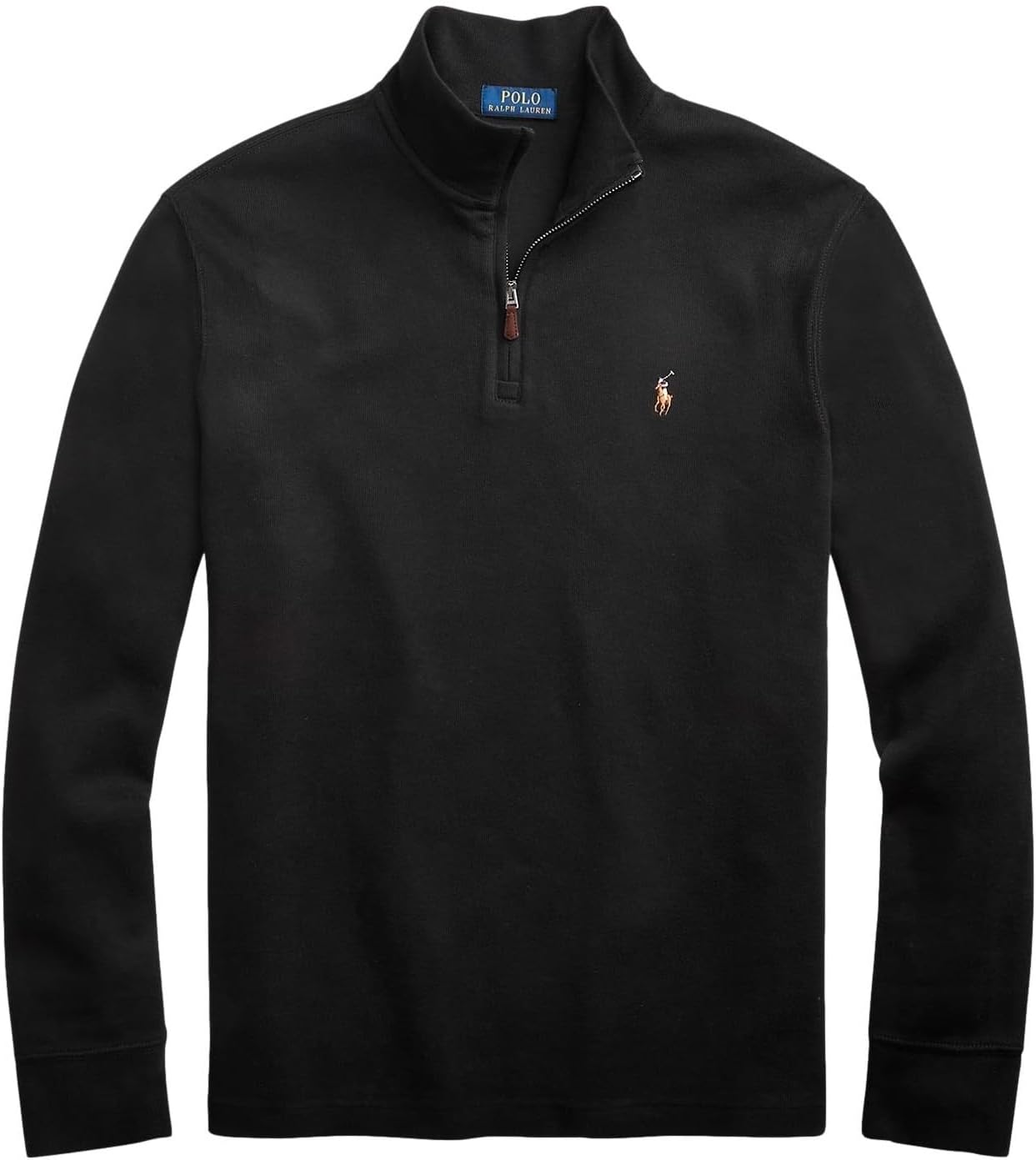 POLO RALPH LAUREN Men's Classic Estate-Rib Quarter-Zip Pullover Sweater