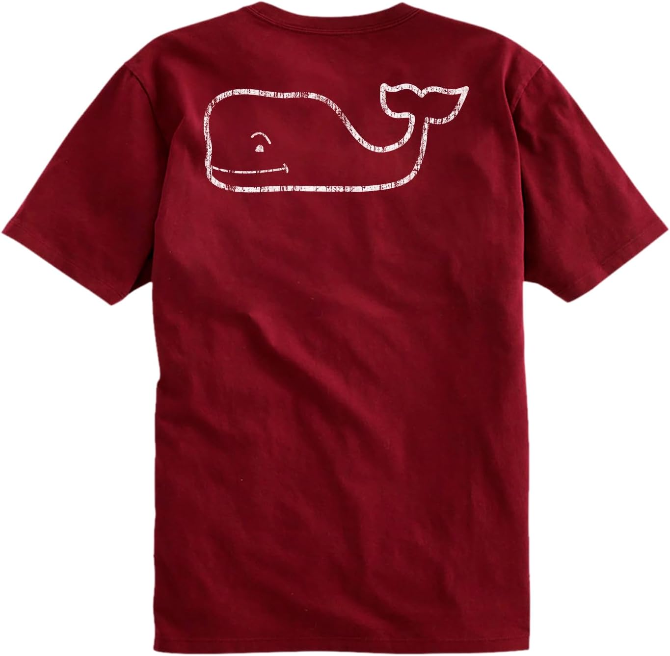 vineyard vines Men's Short-Sleeve Vintage Whale Pocket Tee