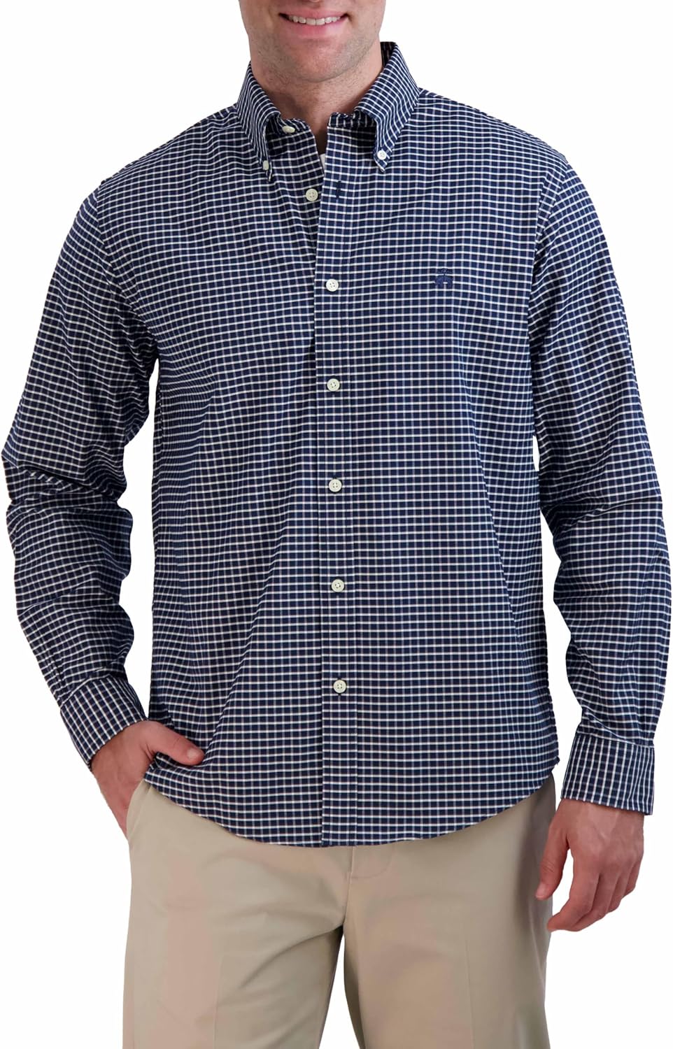 Brooks Brothers Men's Non-Iron Long Sleeve Button Down Sport Shirt