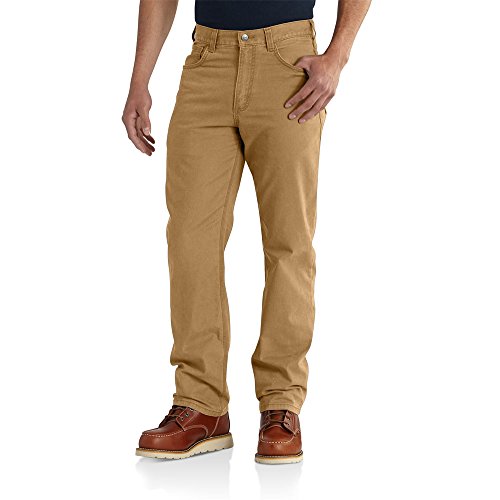 Carhartt Men's Rugged Flex Relaxed Fit Canvas 5Pocket Work Pant