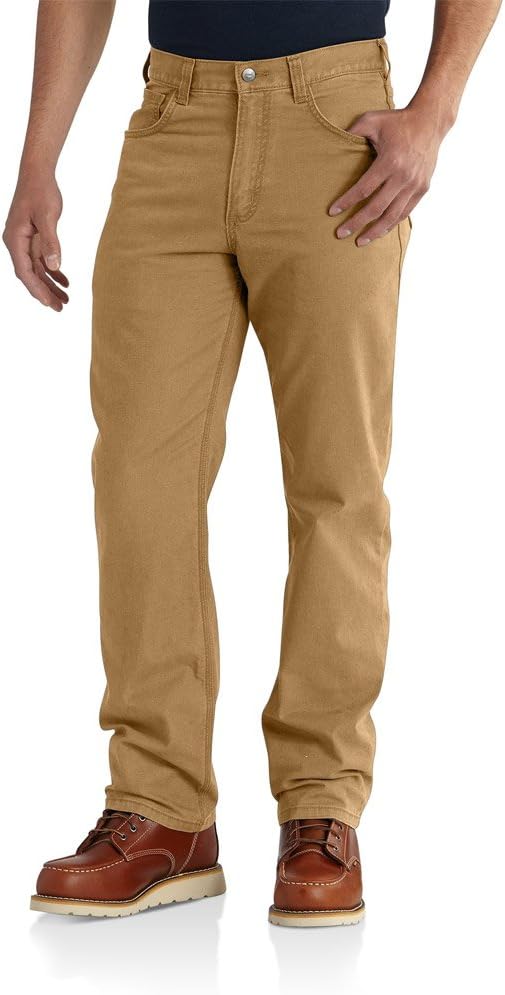 Carhartt Men's Rugged Flex Relaxed Fit Canvas 5Pocket Work Pant