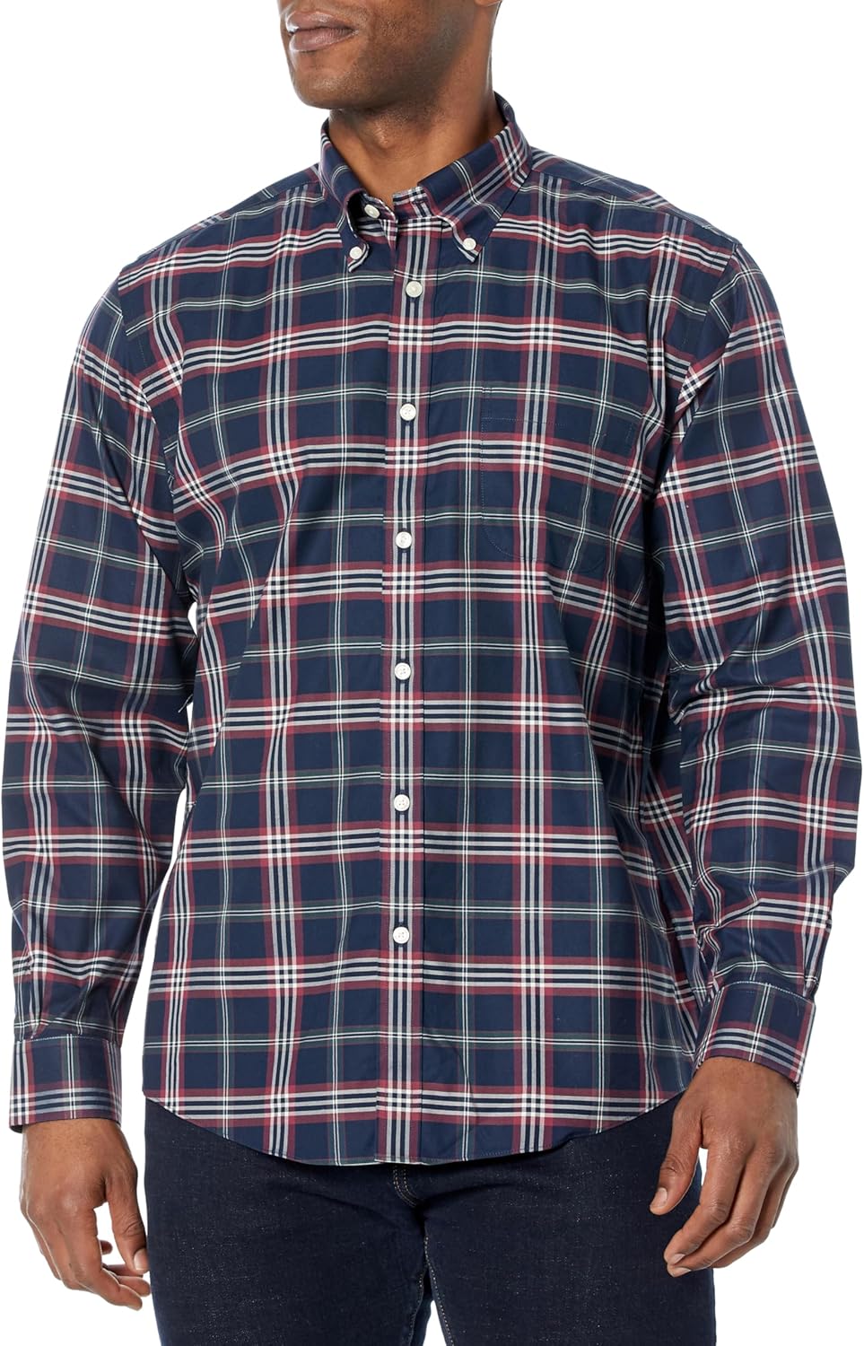 Brooks Brothers Men's Non-Iron Long Sleeve Button Down Sport Shirt