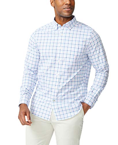 Nautica Men's Classic Fit Stretch Solid Long Sleeve Button Down Shirt