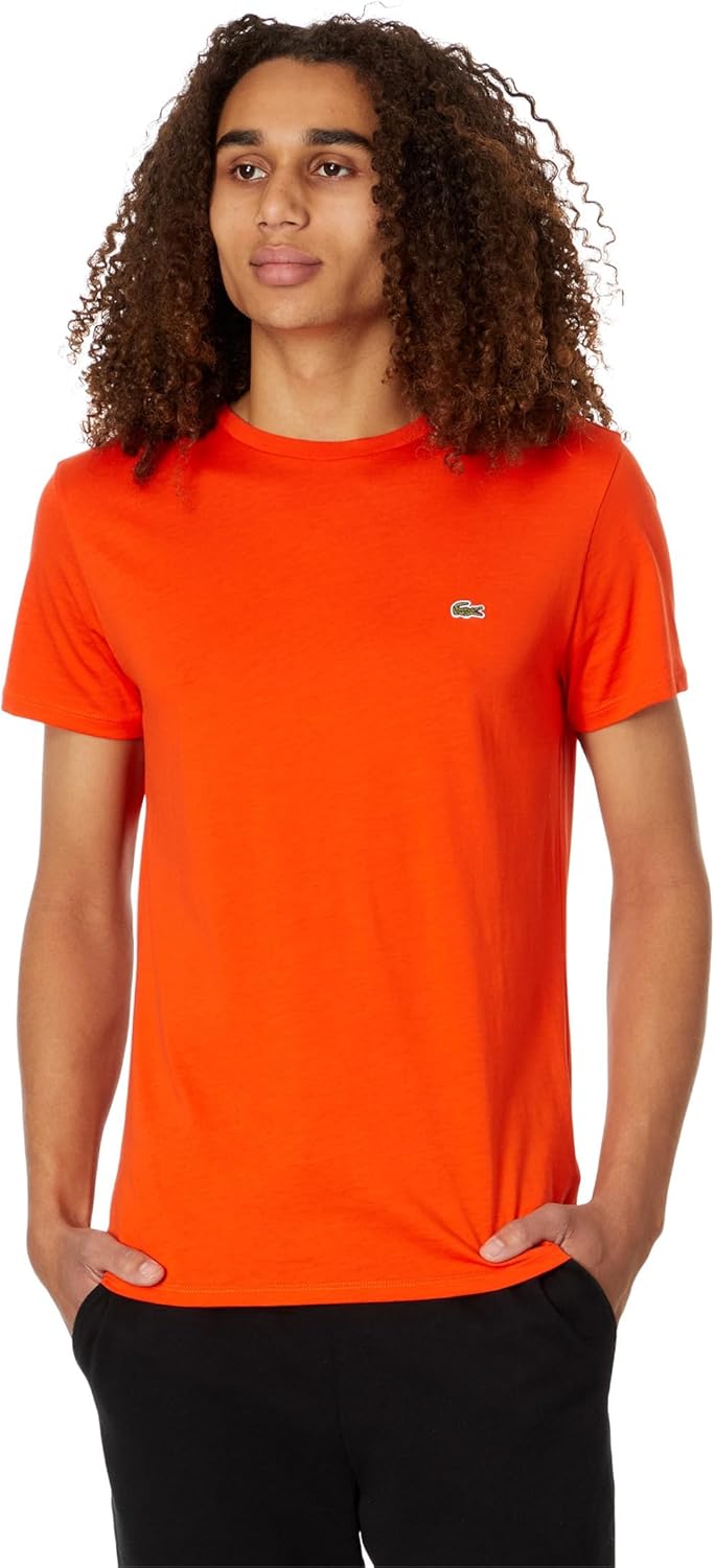 Lacoste Men's Short Sleeve Crew Neck Pima Cotton Jersey T-Shirt