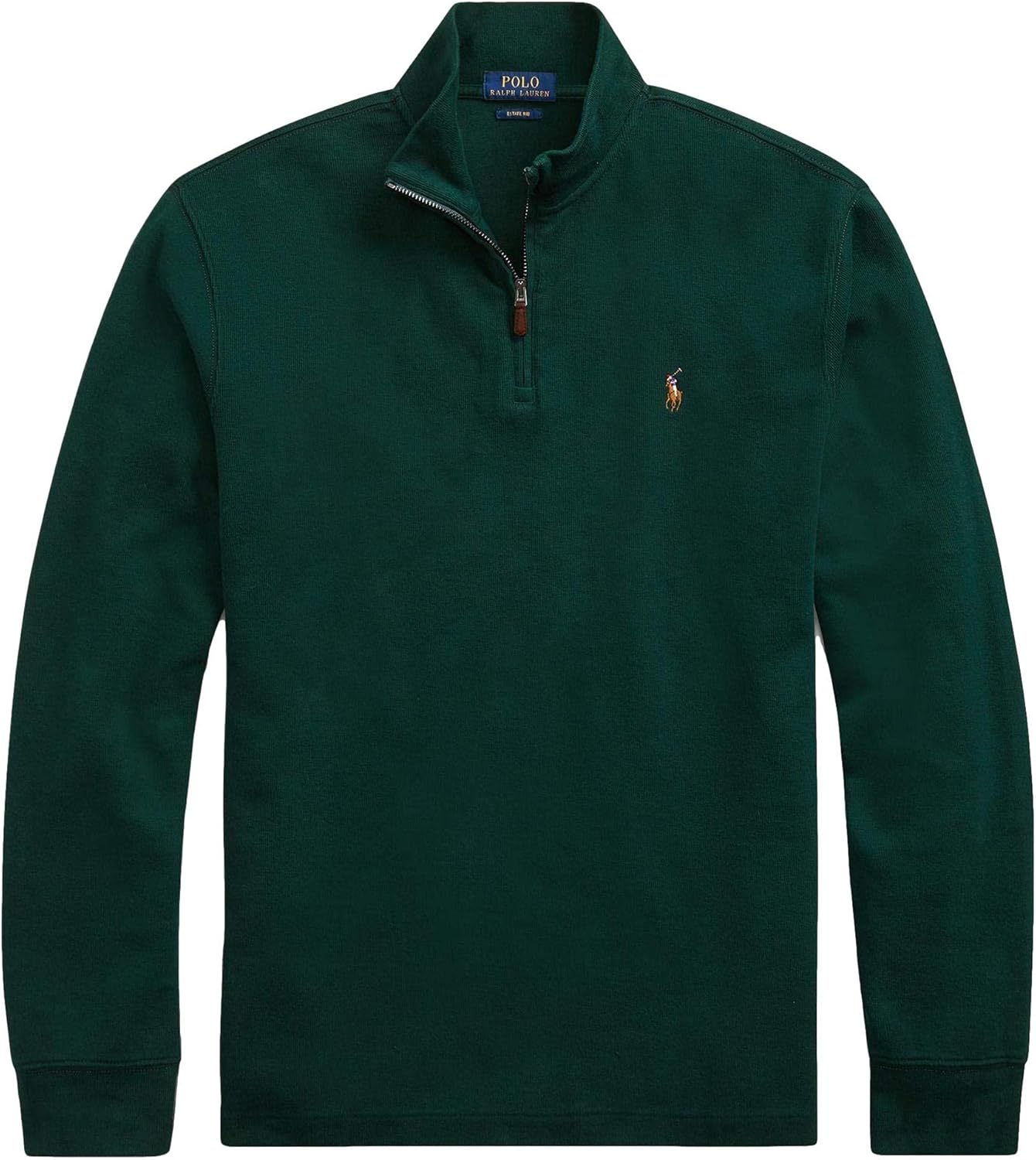 POLO RALPH LAUREN Men's Classic Estate-Rib Quarter-Zip Pullover Sweater