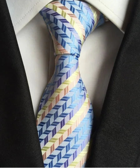 Southern Gentleman’s 8cm Luxe Tie – Stripes, Florals &amp; Fun in 68 Bold Colors