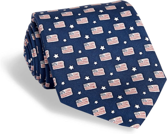 vineyard vines mens Men's Flags & Stars TieNecktie