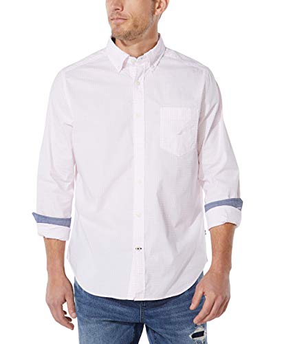 Nautica Men's Classic Fit Stretch Solid Long Sleeve Button Down Shirt