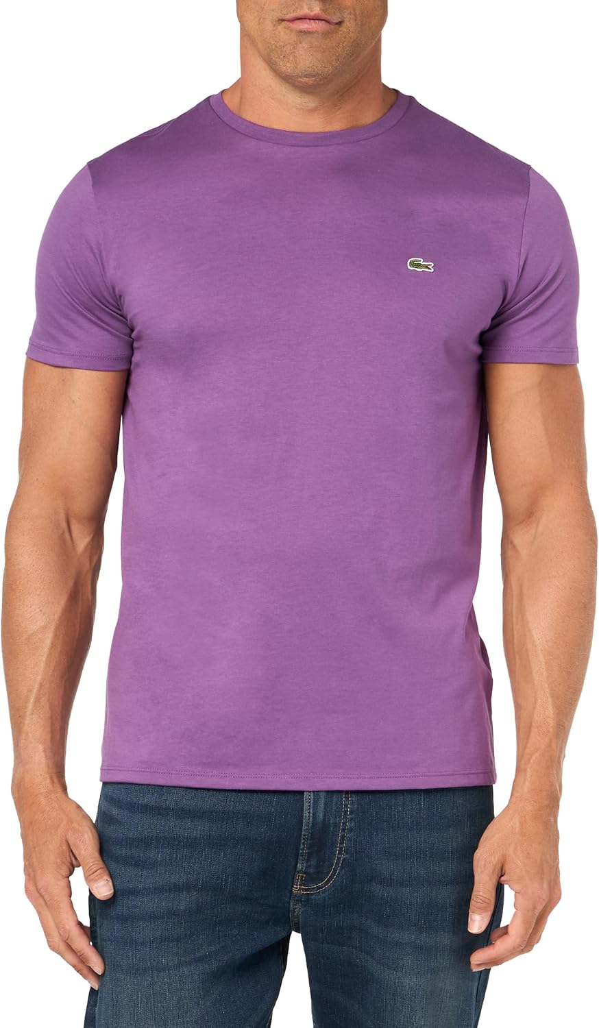 Lacoste Men's Short Sleeve Crew Neck Pima Cotton Jersey T-Shirt