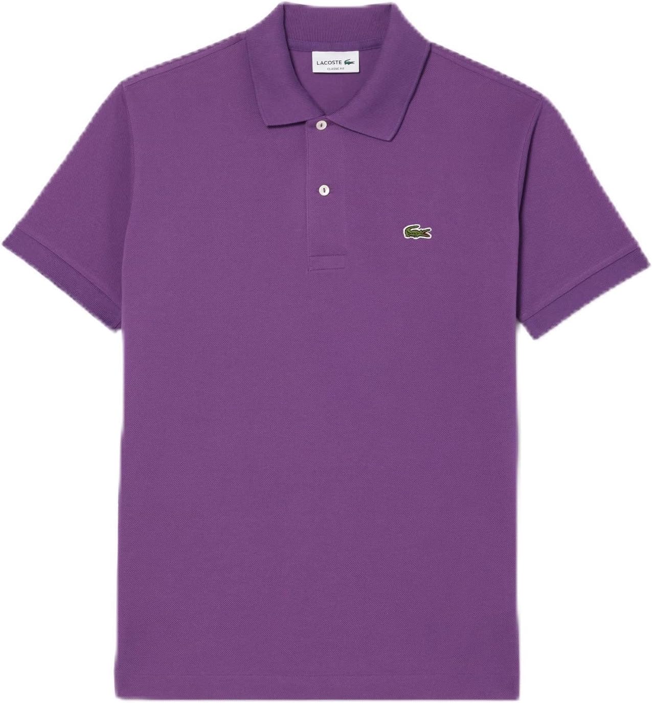 Lacoste Men's Short Sleeved Ribbed Collar Shirt