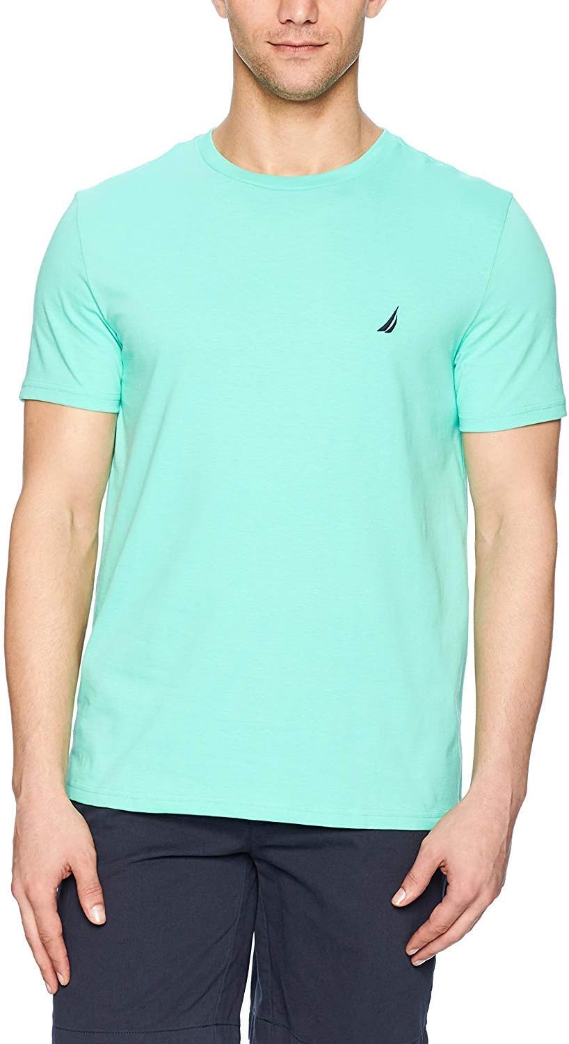 Nautica Men's Short Sleeve Solid Crew Neck T-Shirt