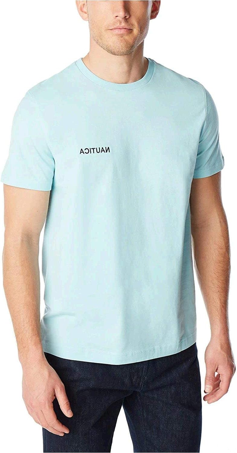 Nautica Men's Short Sleeve Solid Crew Neck T-Shirt