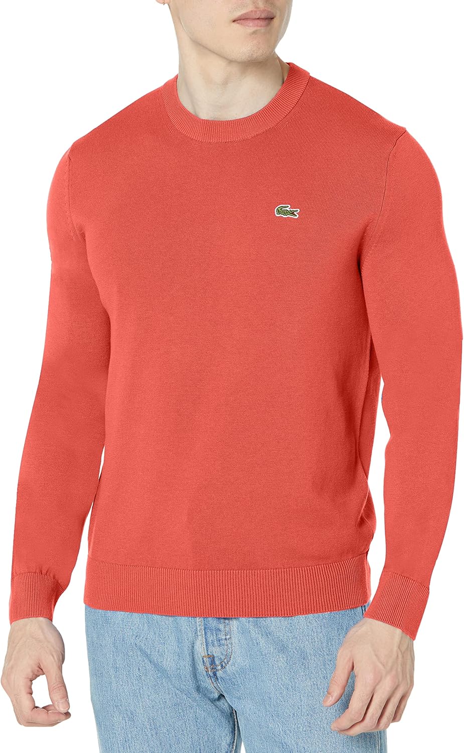 Lacoste Men's Long Sleeve Crew Neck Regular Fit Sweater