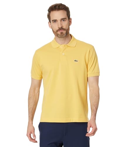 Lacoste Men's Short Sleeved Ribbed Collar Shirt