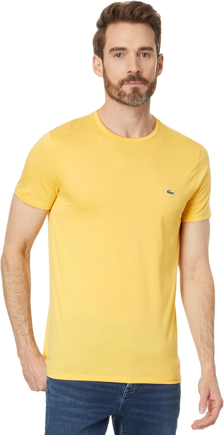 Lacoste Men's Short Sleeve Crew Neck Pima Cotton Jersey T-Shirt