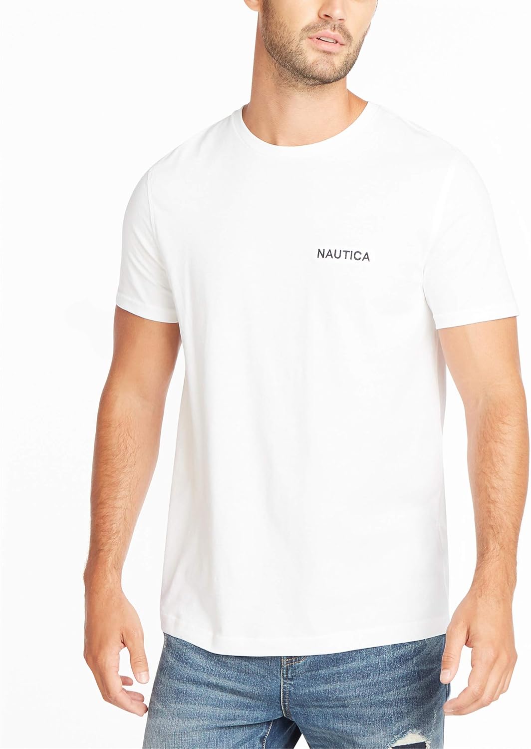 Nautica Men's Short Sleeve Solid Crew Neck T-Shirt