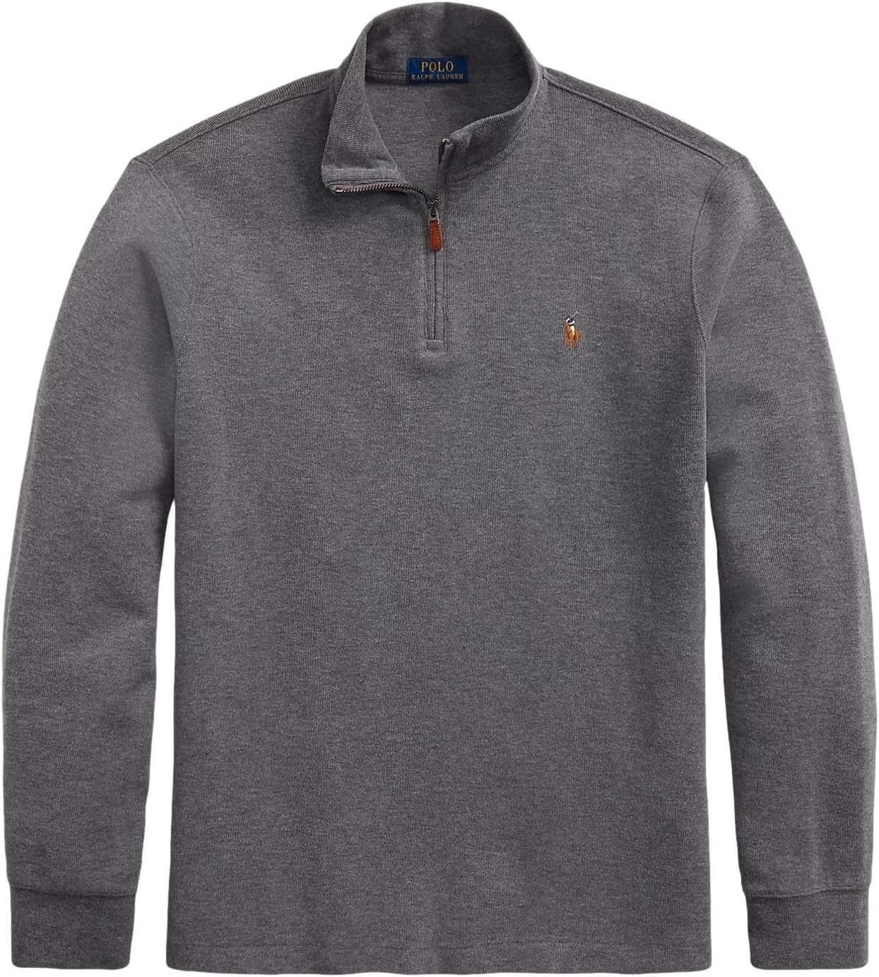 POLO RALPH LAUREN Men's Classic Estate-Rib Quarter-Zip Pullover Sweater