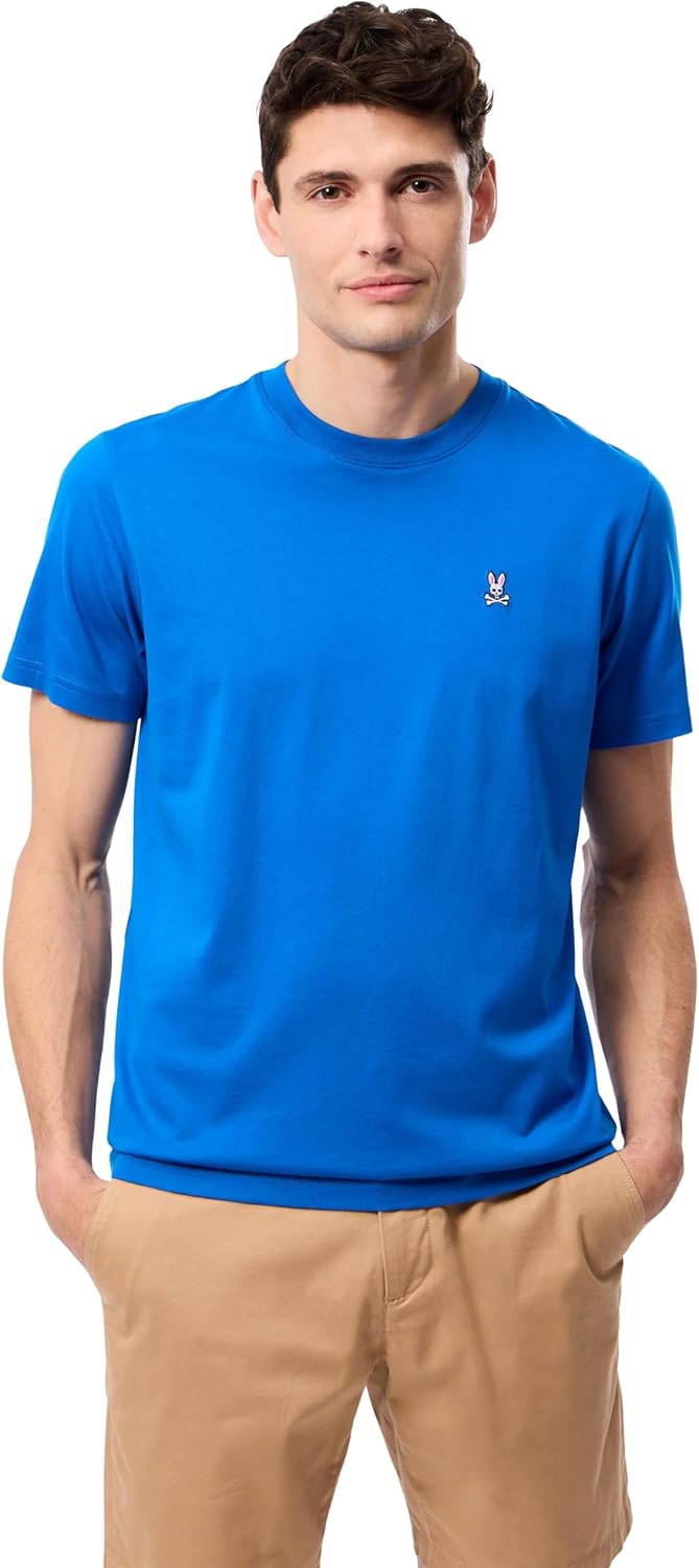 Psycho Bunny Mens Classic Crew Neck TEE - B6U014B200o